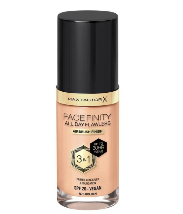 Max Factor Facefinity All Day Flawless 3-in-1 Liquid Foundation - 75 Golden