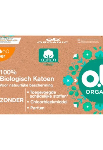 o.b.® Organic Cotton Super 16 Stuks