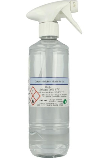 Orphi Alcohol ethanol 70% spray (500 Milliliter)