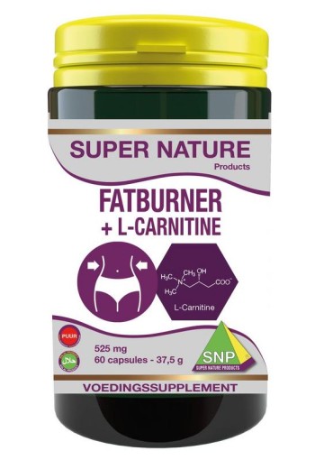 SNP Fatburner extra forte & L-Carnitine 525mg puur (60 Capsules)
