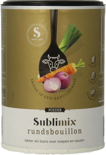 Sublimix Rundvleesbouillon glutenvrij (220 Gram)