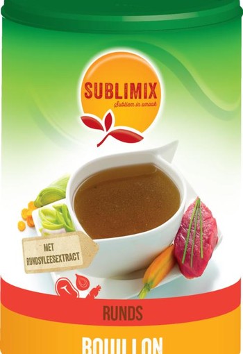 Sublimix Rundvleesbouillon glutenvrij (550 Gram)