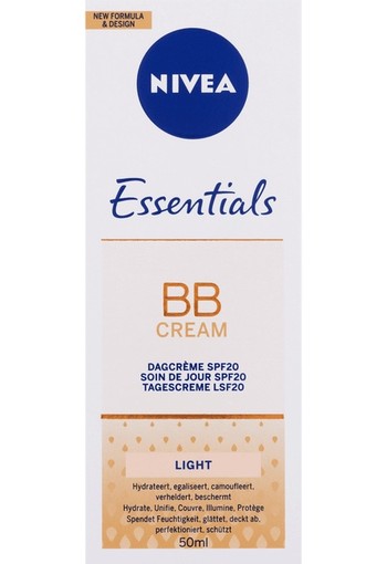 NIVEA Essentials BB Cream Dagcrème SPF15 Light 50 ml