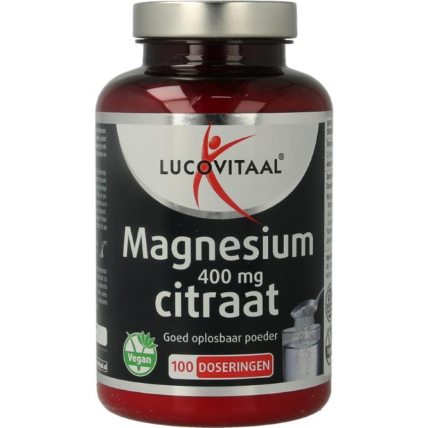 Lucovitaal Magnesium citraat 400mg poeder (250 Gram)