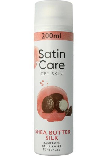 Gillette Satin care scheergel droge huid (200 Milliliter)