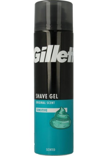 Gillette Base shaving gel sensitive (200 Milliliter)