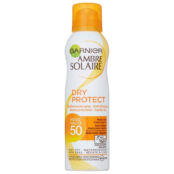 Garnier Ambre Solaire Dry Protect Vernevelde Mist Spray SPF 50 200 ML