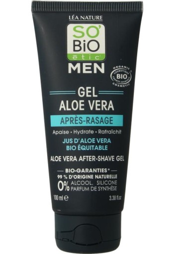 So Bio Etic For men aftershave gel aloe vera (100 Milliliter)