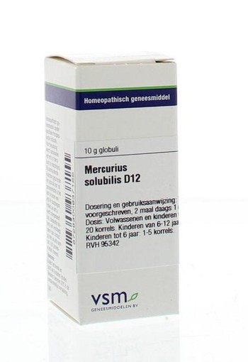 VSM Mercurius solubilis D12 (10 Gram)