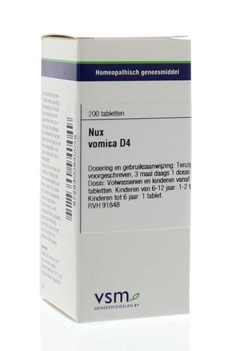 VSM Nux vomica D4 (200 Tabletten)