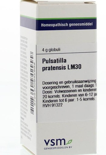 VSM Pulsatilla pratensis LM30 (4 Gram)