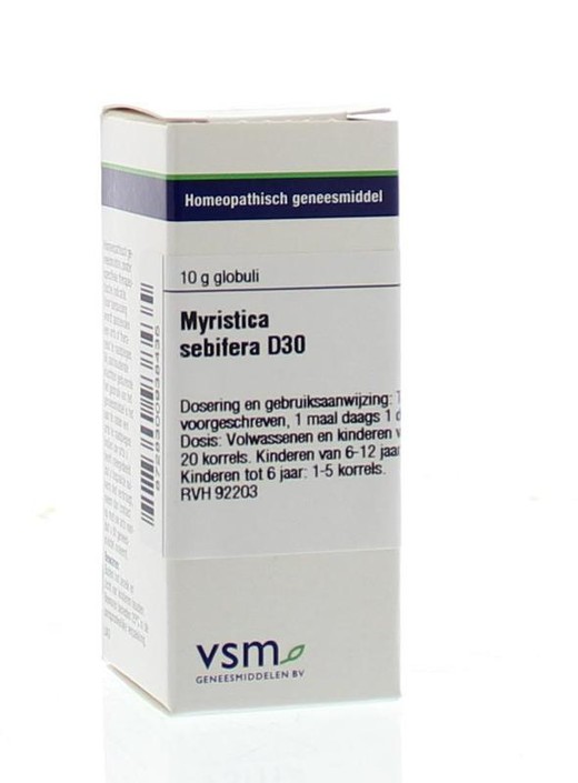VSM Myristica sebifera D30 (10 Gram)