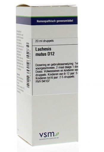 VSM Lachesis mutus D12 (20 Milliliter)