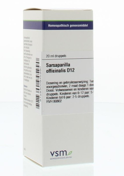 VSM Sarsaparilla officinalis D12 (20 Milliliter)