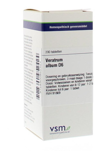 VSM Veratrum album D6 (200 Tabletten)