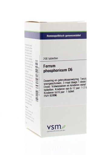 VSM Ferrum phosphoricum D6 (200 Tabletten)