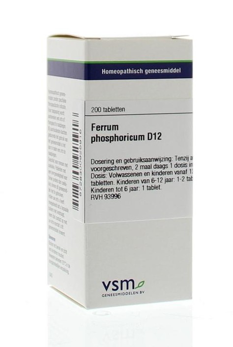 VSM Ferrum phosphoricum D12 (200 Tabletten)