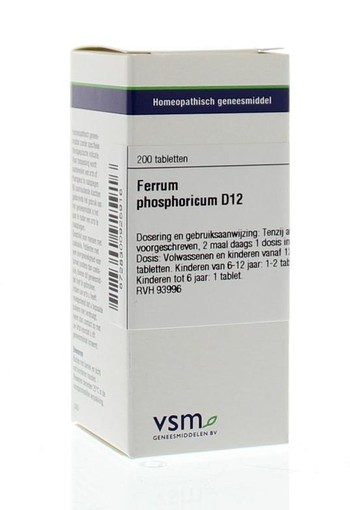 VSM Ferrum phosphoricum D12 (200 Tabletten)