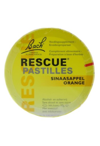 Bach Rescue Rescue pastilles sinaasappel (50 Gram)