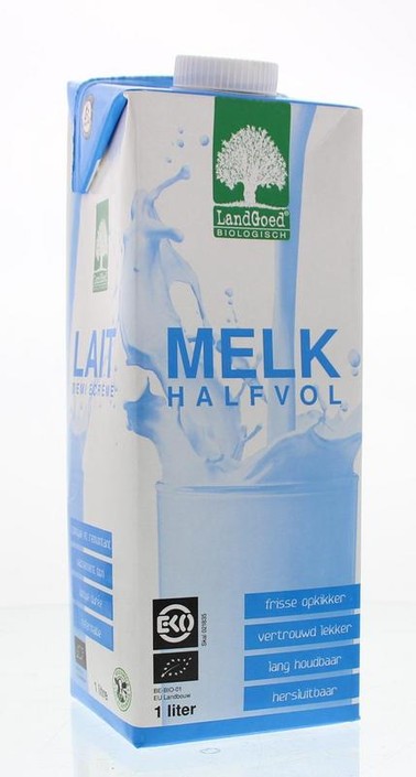 Landgoed Halfvolle melk bio (1 Liter)