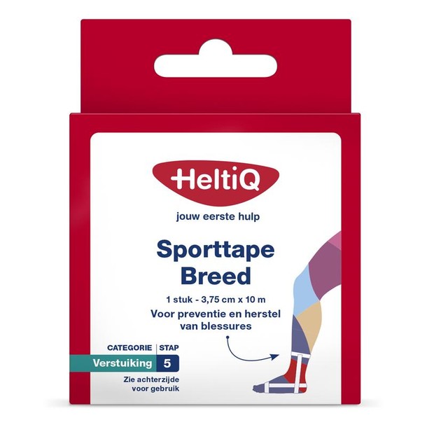 Heltiq Sporttape breed 3.75 x 10m (1 Stuks)