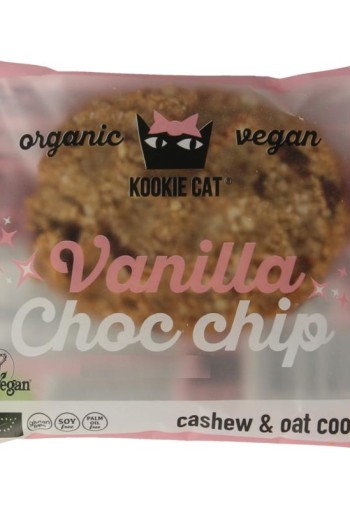 Kookie Cat Vanilla chocolate chip bio (50 Gram)