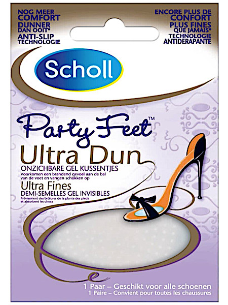 Scholl Party Feet Onzichtbare Gel Kussentjes - 1 paar