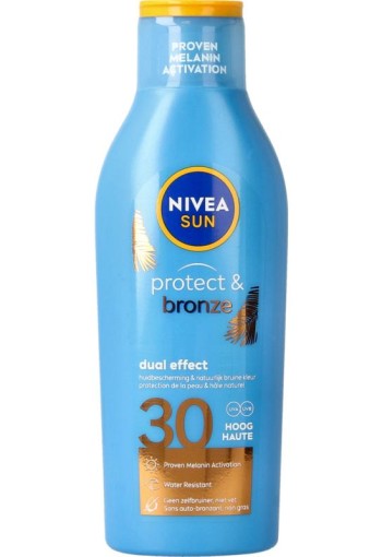 Nivea Sun protect bronze BF30 200 Milliliter