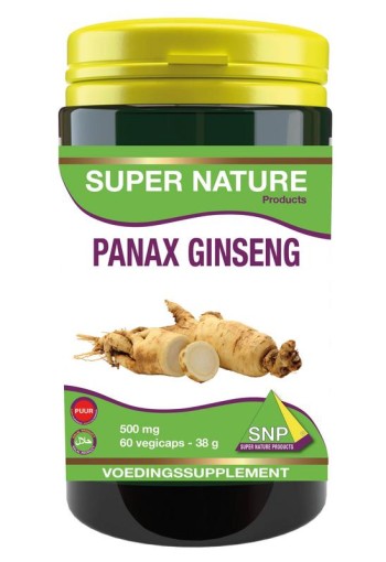 SNP Panax ginseng 500 mg puur (60 Capsules)