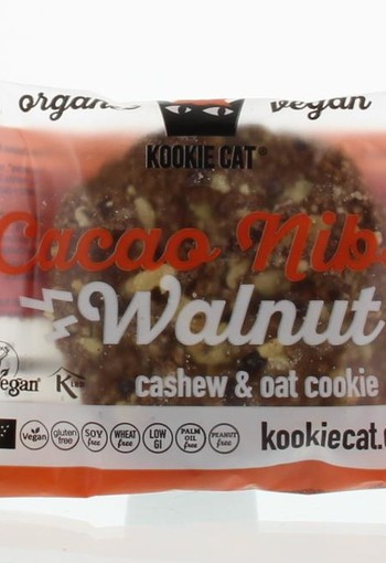 Kookie Cat Cacao nibs walnut bio (50 Gram)