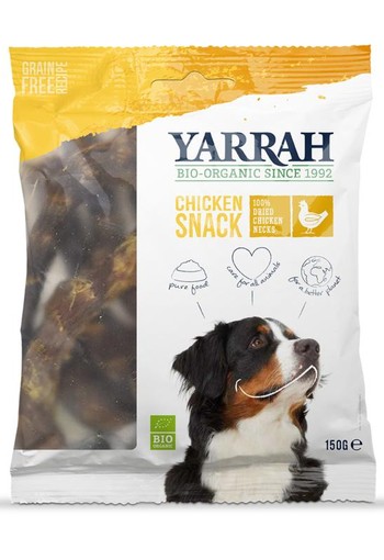 Yarrah Hond kippennekken bio (150 Gram)