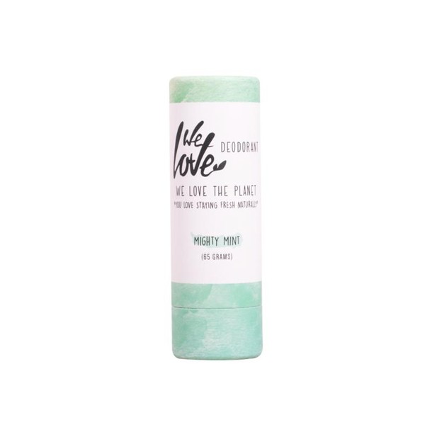 We Love 100% Natural deodorant stick mighty mint (65 Gram)