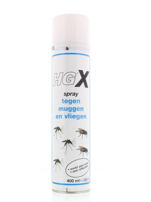 HG X muggen/vliegen spray (400 Milliliter)