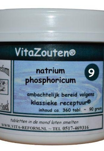 Vitazouten Natrium phosphoricum VitaZout nr. 09 (360 Tabletten)