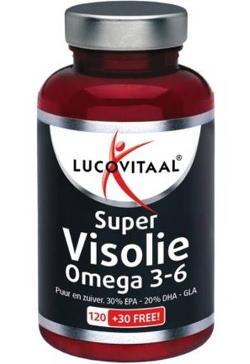 Lucovitaal Super Visolie Omega 3-6   120 stuks