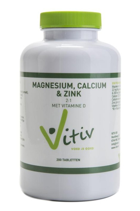 Vitiv Magnesium calcium zink (200 Tabletten)