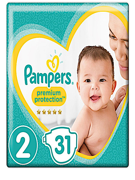 Pam­pers Ba­by dry Mi­ni maat 2 /31 stuks