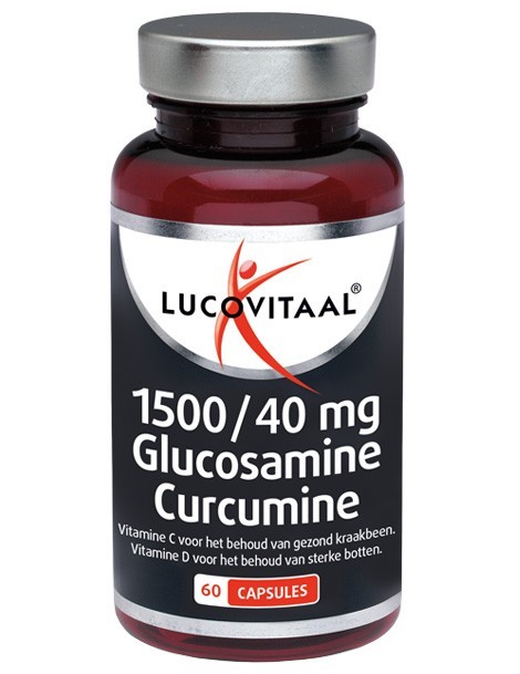 Lucovitaal Glucosamine & curcumine 1500/40 mg (60 capsules)