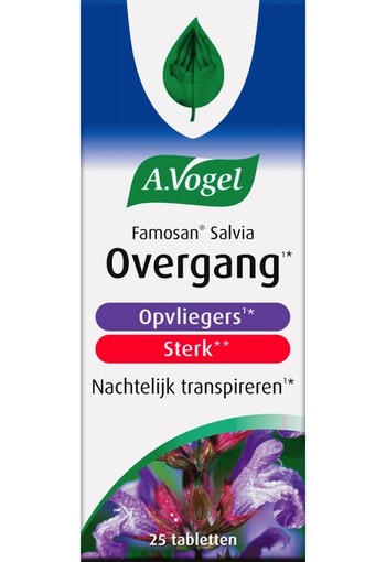 A Vogel Famosan salvia overgang sterk (25 Tabletten)