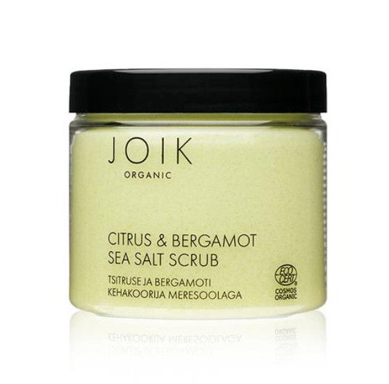 Joik Citrus & bergamot sea salt scrub organic vegan (240 Gram)