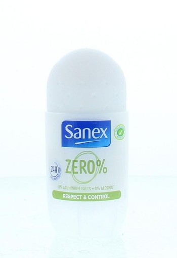 Sanex Deodorant roller zero % respect & control 50 Milliliter